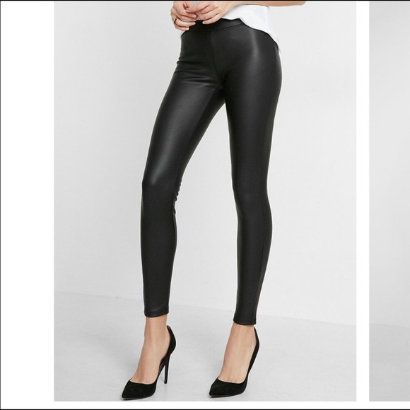 Nwot Express Shiny Leggings Jeggings Xs 